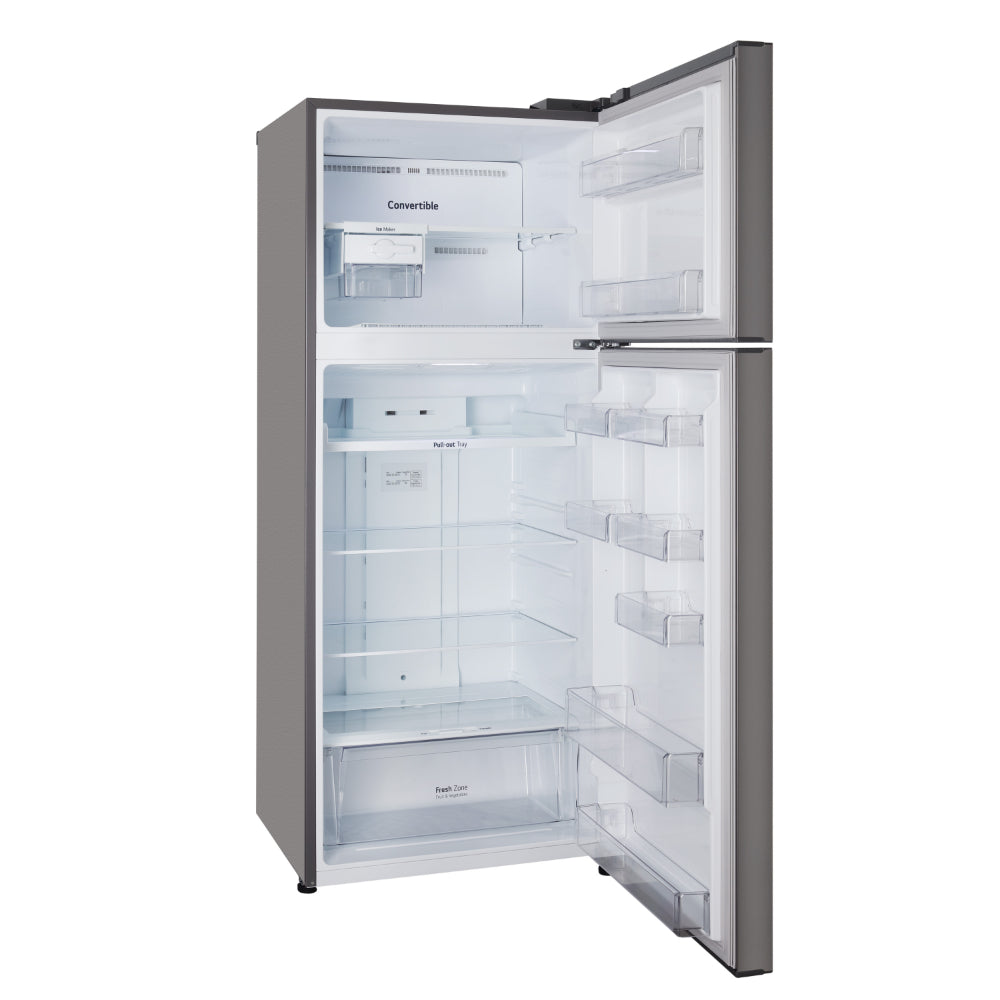 LG GL-T502CPZR 446 L 1 Star Frost Free Double Door Refrigerator, Shiny Steel Mahajan Electronics Online