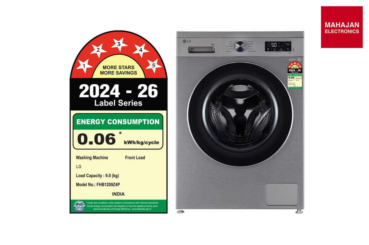 LG FHB1209Z4P 9 Kg Front Load Washing Machine Platinum Silver – Mahajan Electronics Online.