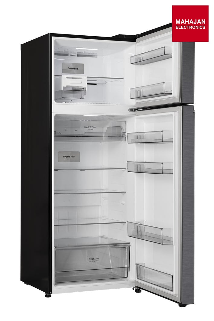 LG GLT4626TEMC 466 L Double Door Refrigerator Matte Black – Mahajan Electronics Online.
