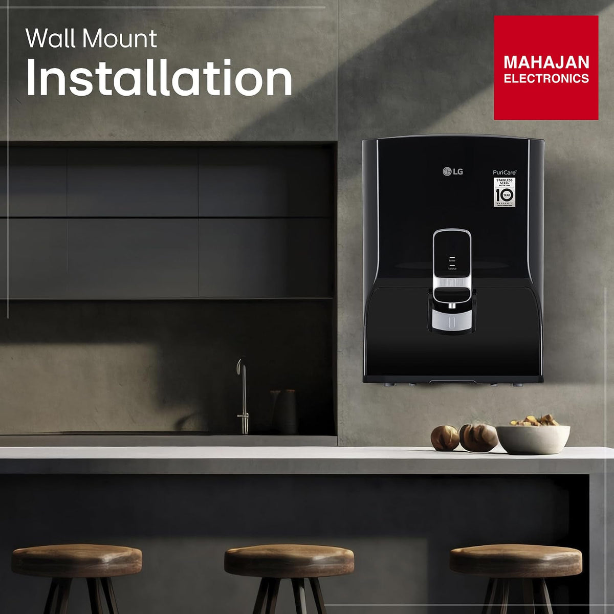 LG WW141NF 8 L RO Water Purifier Black – Mahajan Electronics Online.