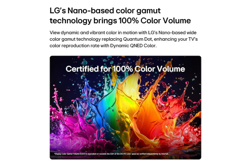 LG 43QNED70BLA 43-Inch QNED AI QNED70 Mini LED 4K Smart TV – 2026 Model-Online Mahajan Electronics