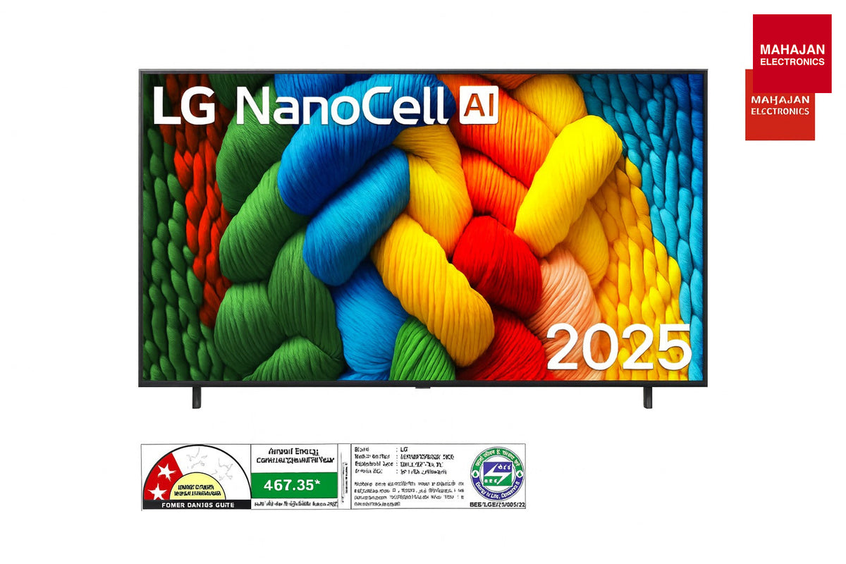 LG 86NANO85A6A 86 Inch 4K Smart UHD NanoCell TV 217 cm with α7 AI Processor Gen8, Dolby Atmos, Filmmaker Mode, HDR10 LG – Mahajan Electronics Online.