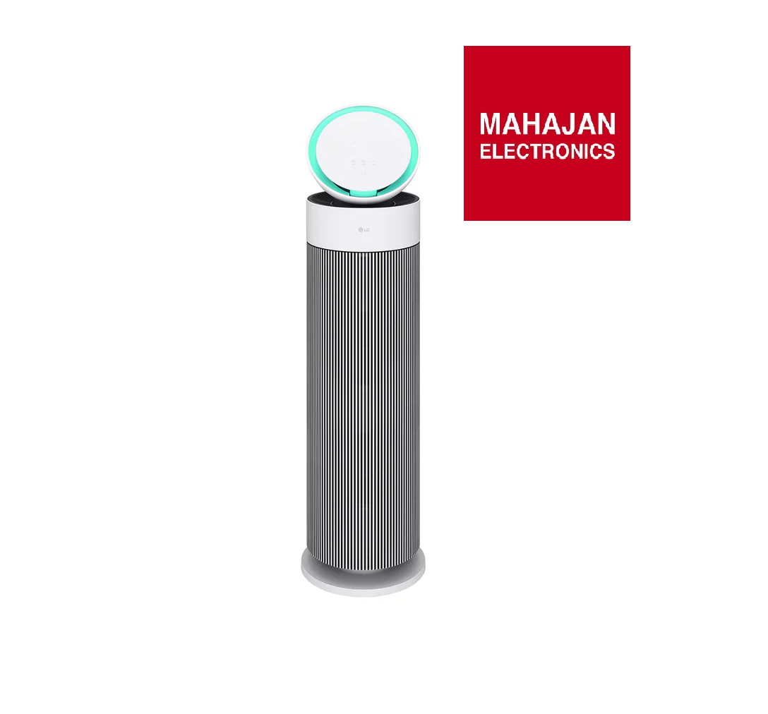 LG AS55GGWX0 360˚ Clean Air Purifier, 52.8m² Room Capacity, HEPA Filter, BLDC Motor, Smart indicator, AQI Status, UVnano Mahajan Electronics Online