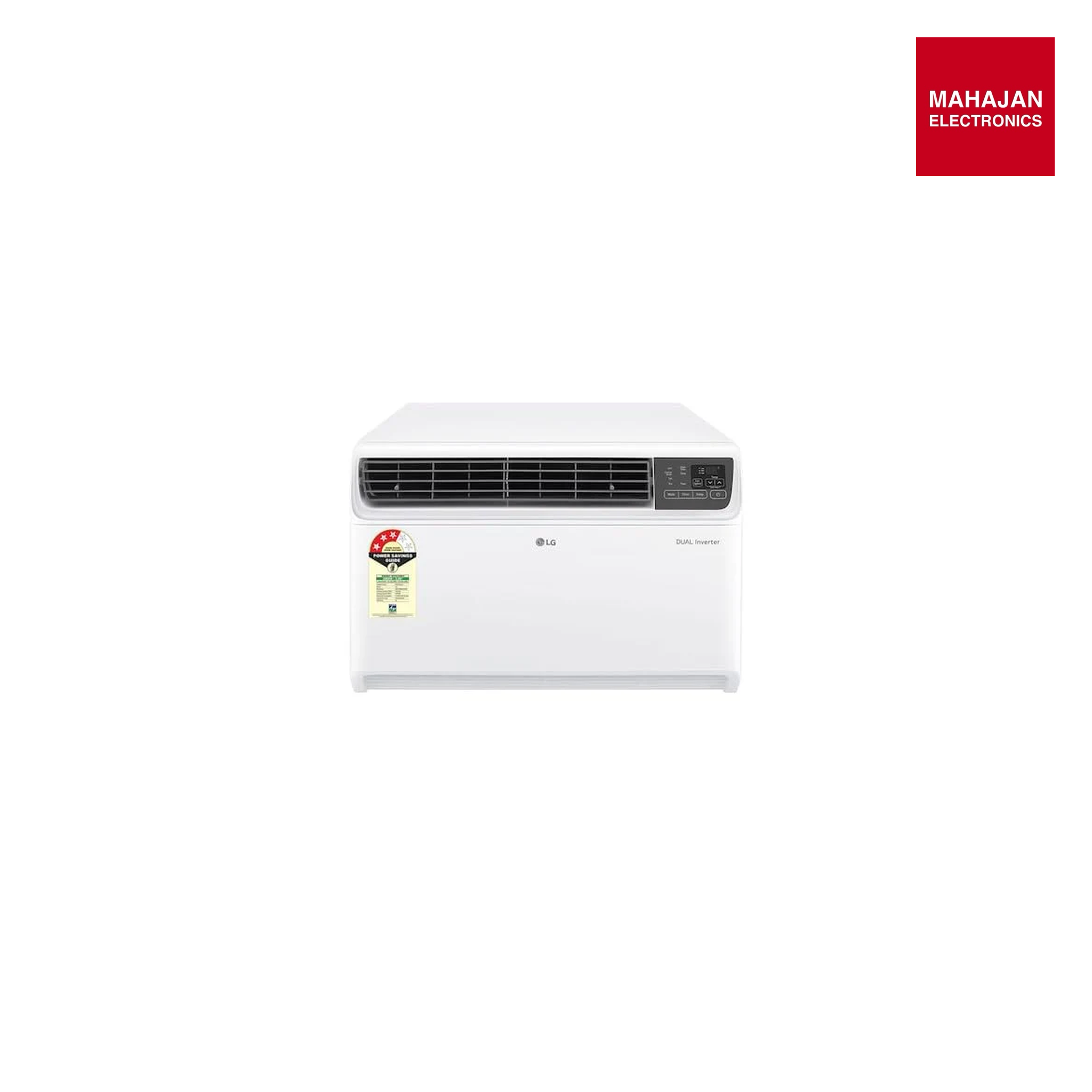 LG AW-Q18WUXA 1.5 Ton 3 Star DUAL Inverter Window AC (Copper, Convertible 4-in-1 cooling, 4 Way Air Swing, HD Filter, Quick and Uniform Cooling, Stabilizer Free Operation, Smart Diagnosis,  White) Mahajan Electronics Online