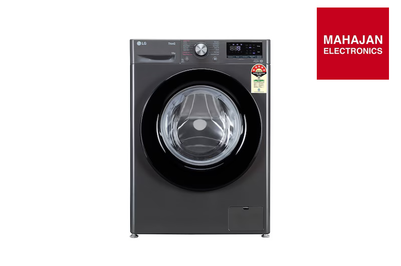 LG FHP1410Z3M 10Kg Front Load Washing Machine,5 Star,  AI Direct Drive™, Middle Black,/ Mahajan Electronics  Online