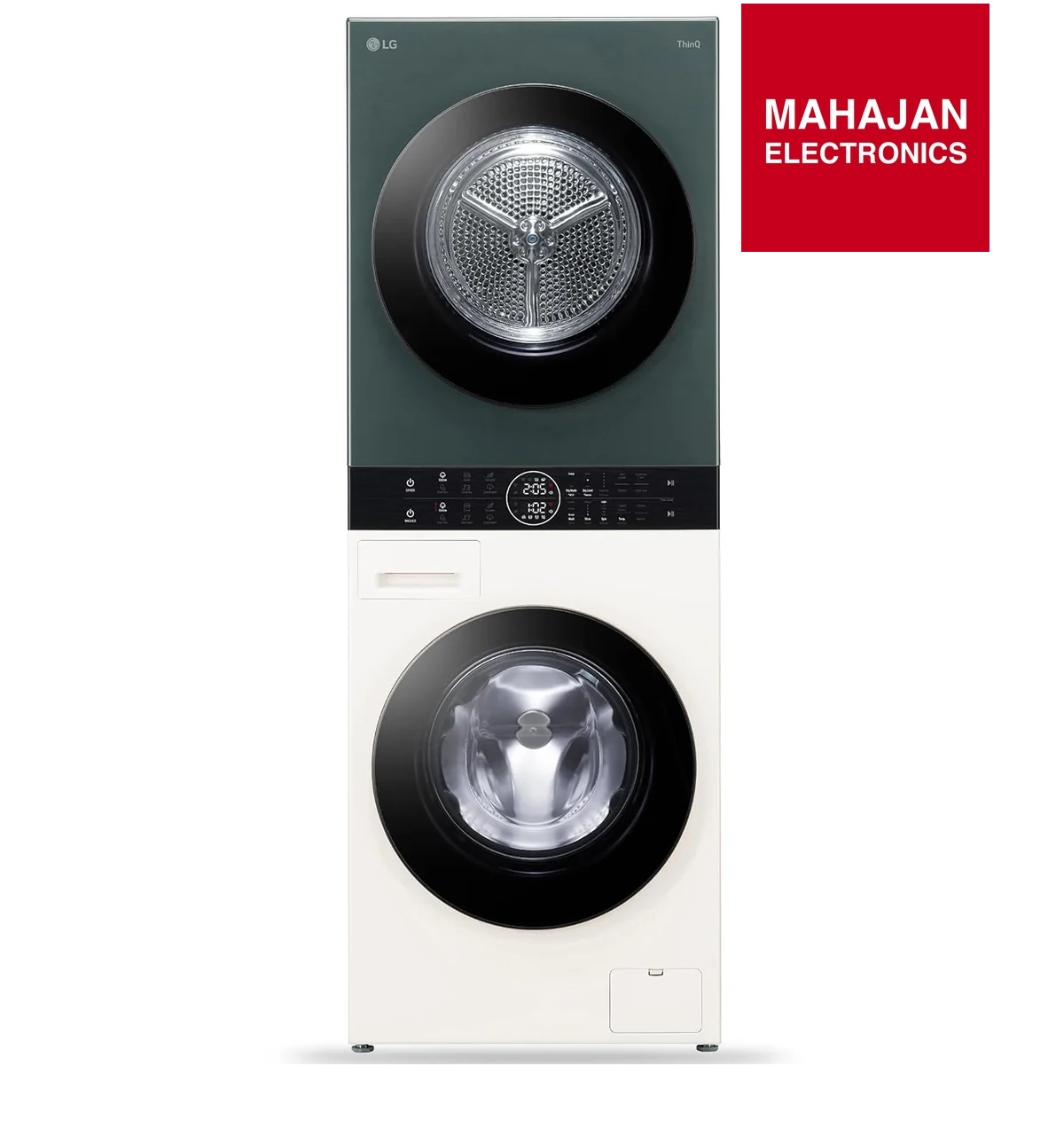 LG FWT1310BG WashTower 13 Kg /10 Kg with AI Direct Drive & DUAL Inverter Heat Pump, Fully Automatic Front Load Washing Machine and Dryer  with Wi Fi & Central Control Panel Mahajan Electronics online