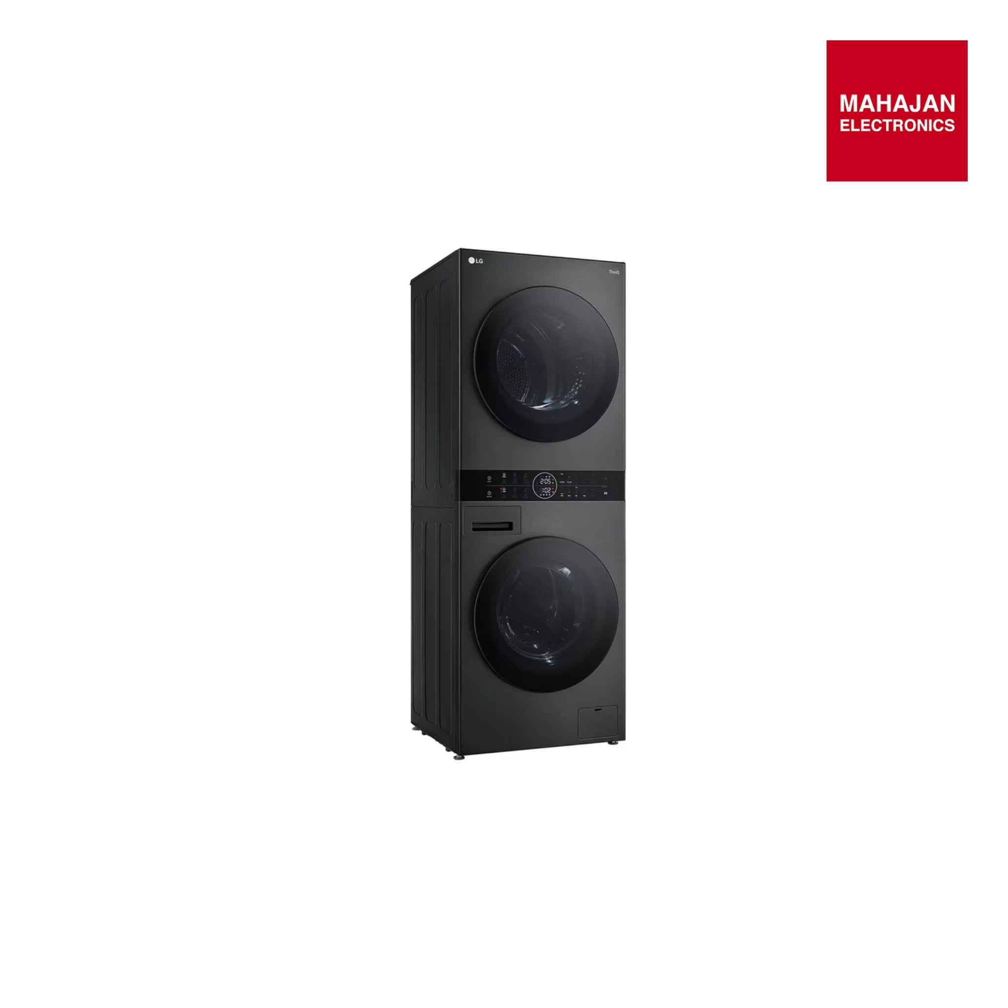 LG FWT1310PB 13 kg (Wash) / 10 kg (Dry) WashTower™ with AI Direct Drive™, Dual Inverter Heat Pump™, Platinum Black, 5 Star LG Mahajan Electronics