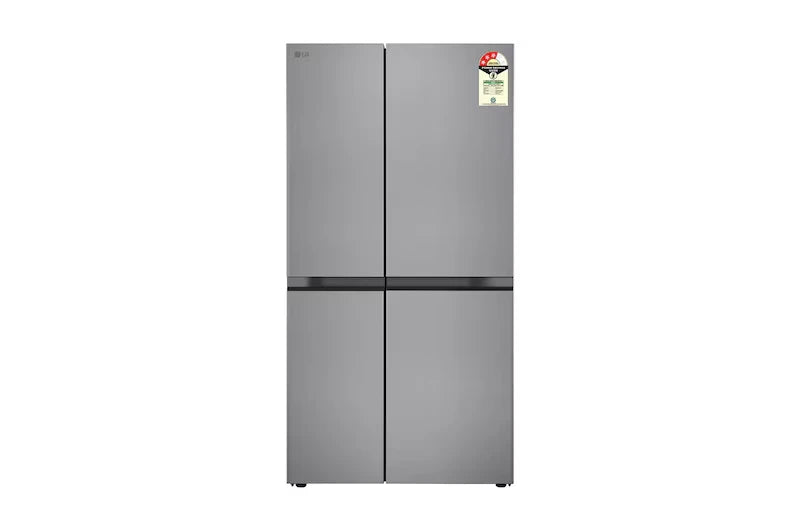 LG GL-B257JPZ3 650L Side-by-Side Refrigerator | Convertible | Smart Inverter Compressor | Multi-Air Flow | Shiny Steel | 3 Star-Online Mahajan Electronics