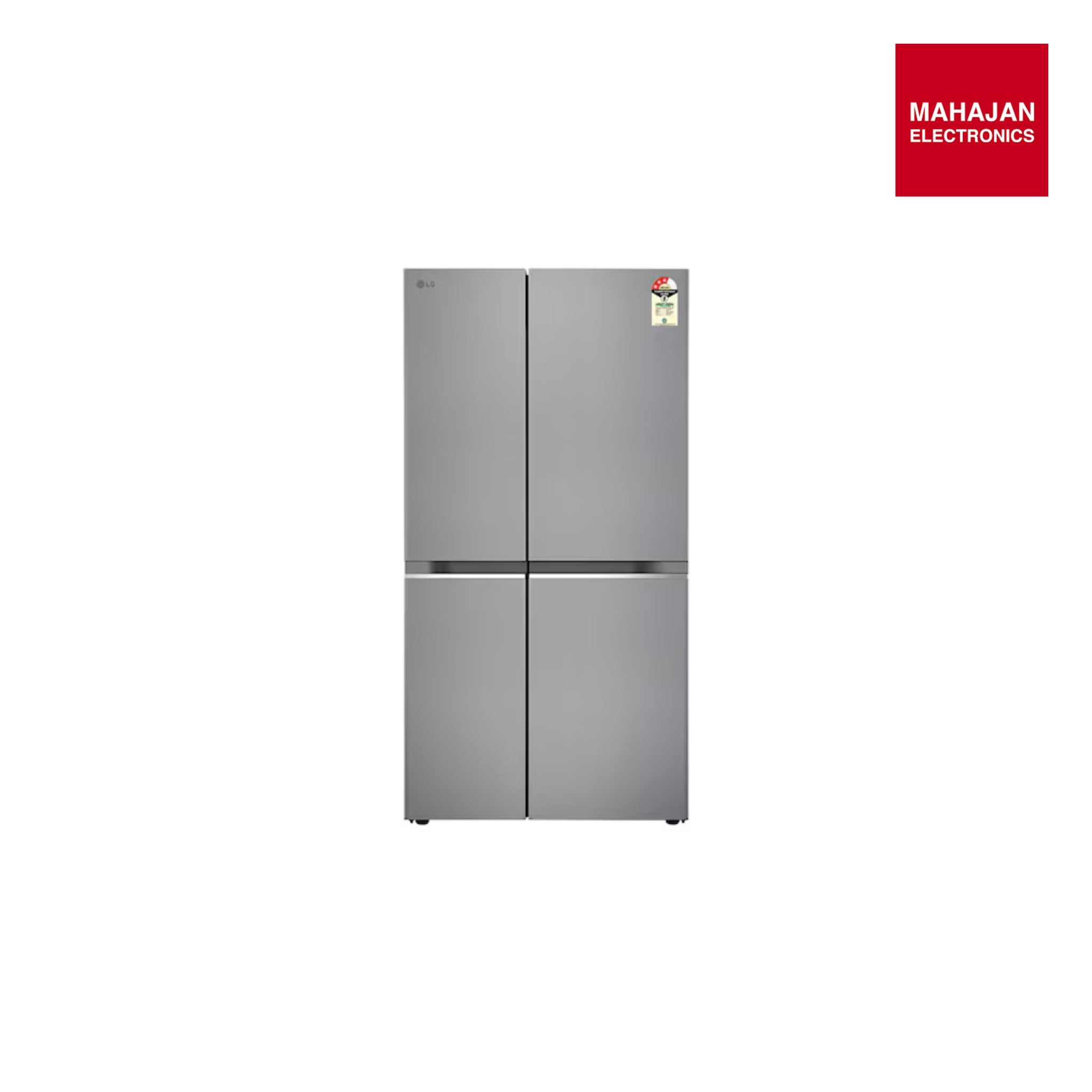 LG GL-B277GPZ3 790 L Side-by-Side Refrigerator, Wi-Fi Convertible, Hygiene Fresh+™, Smart Diagnosis™, Shiny Steel, 3 Star LG