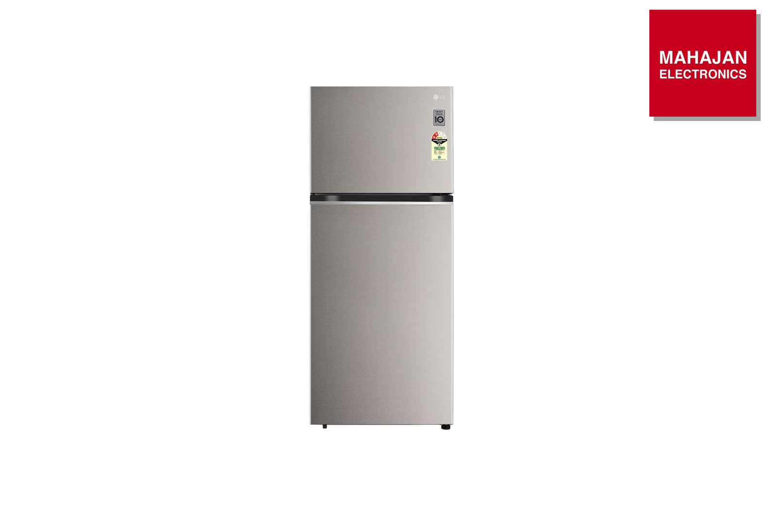 LG GL-S342SUSY 322L Double Door Refrigerator, Smart Inverter Compressor, Convertible Multi Air Flow , Urban Steel, 2 Star