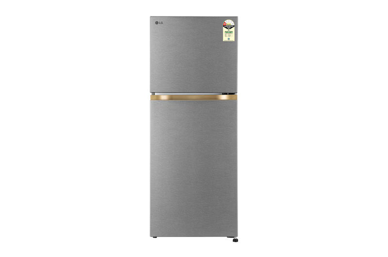 LG GLT2216WYDS 225L Double Door Refrigerator with Smart Mode, Auto Smart Connect, Smart Inverter Compressor, Multi Air Flow, Dazzle Steel, 1 Star-Online Mahajan Electronics