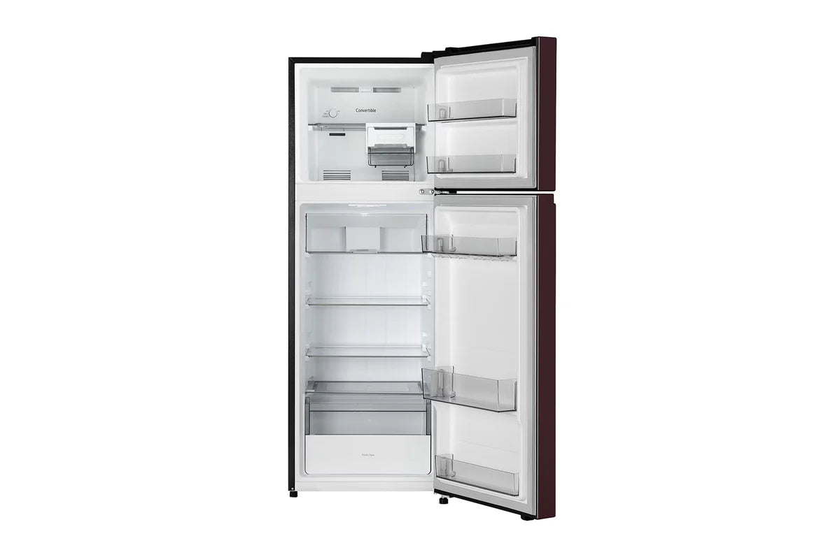 LG GLT2526WWWG 251L Double Door Refrigerator, Convertible,Smart Inverter Compressor,Wine Glory 2 Star-Online Mahajan Eectronics