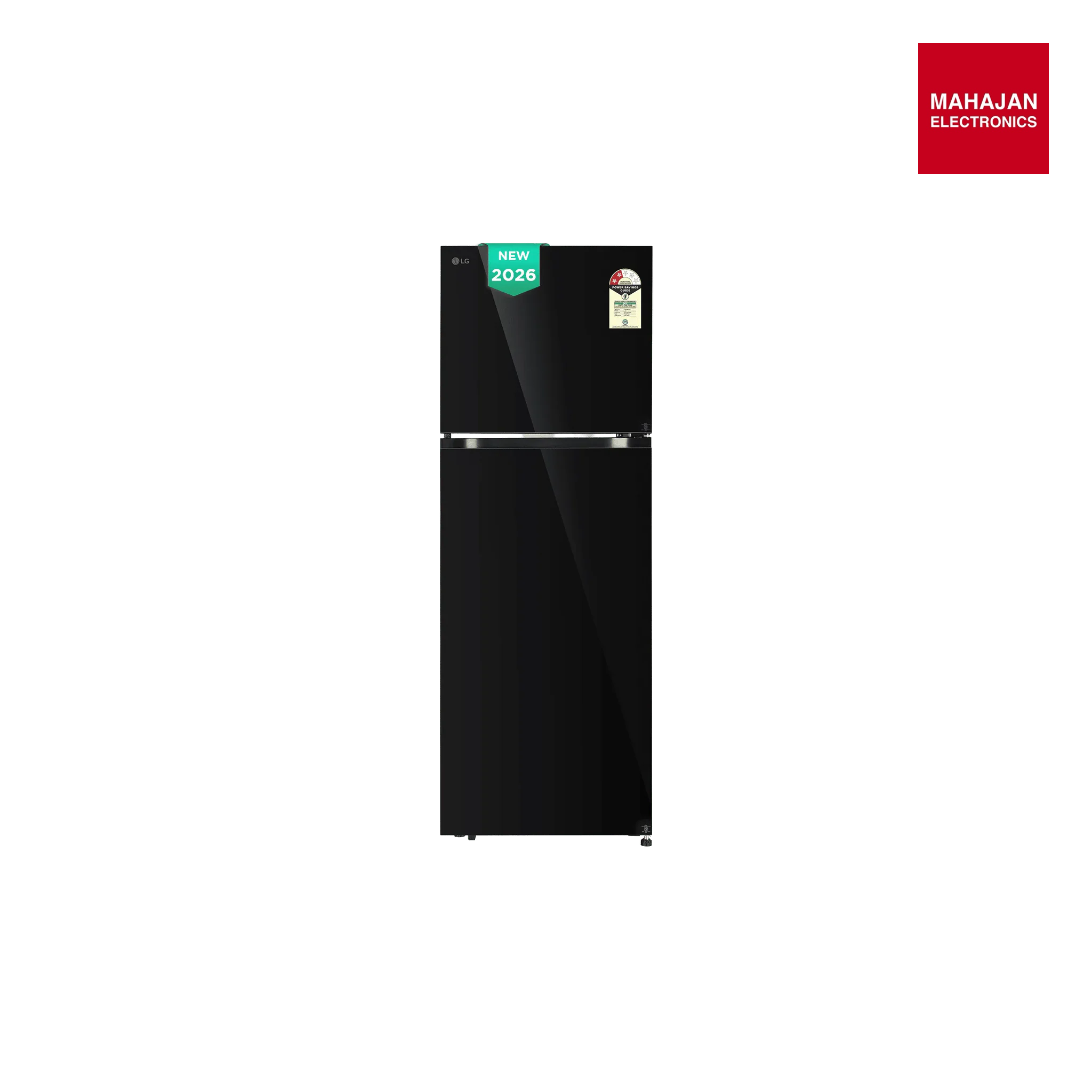 LG GLT3426SNBM 343 Litres 2 Star Frost Free Double Door Convertible Refrigerator with Smart Inverter Compressor ( Black Mirror) (2026 Model) Mahajan Electronics Online