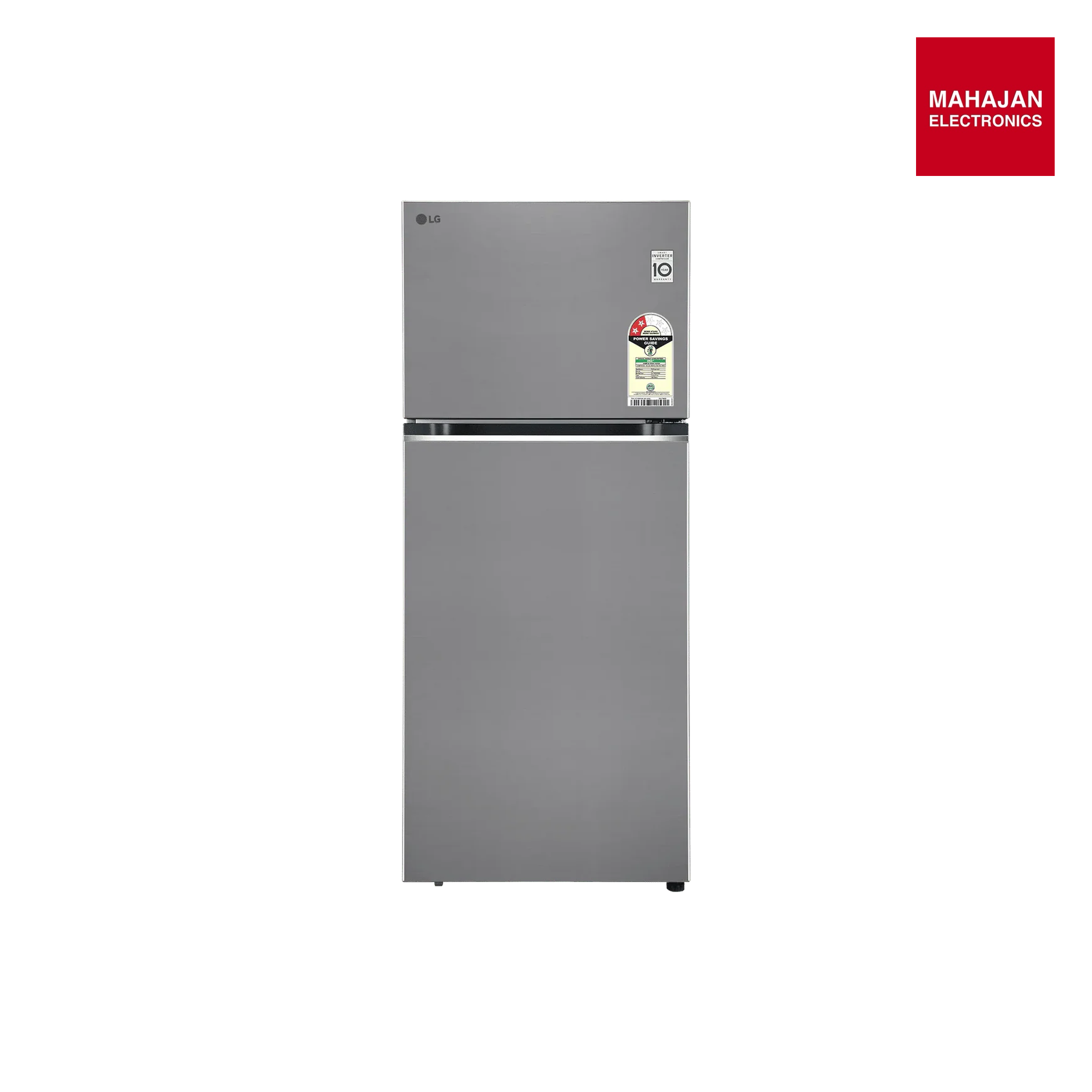 LG GLT4026SNPZ 398 Litres 2 Star Frost Free Double Door Smart Wifi Enabled Convertible Refrigerator with Multi Air Flow ( Shiny Steel) (2026 Model) Mahajan Electronics Online