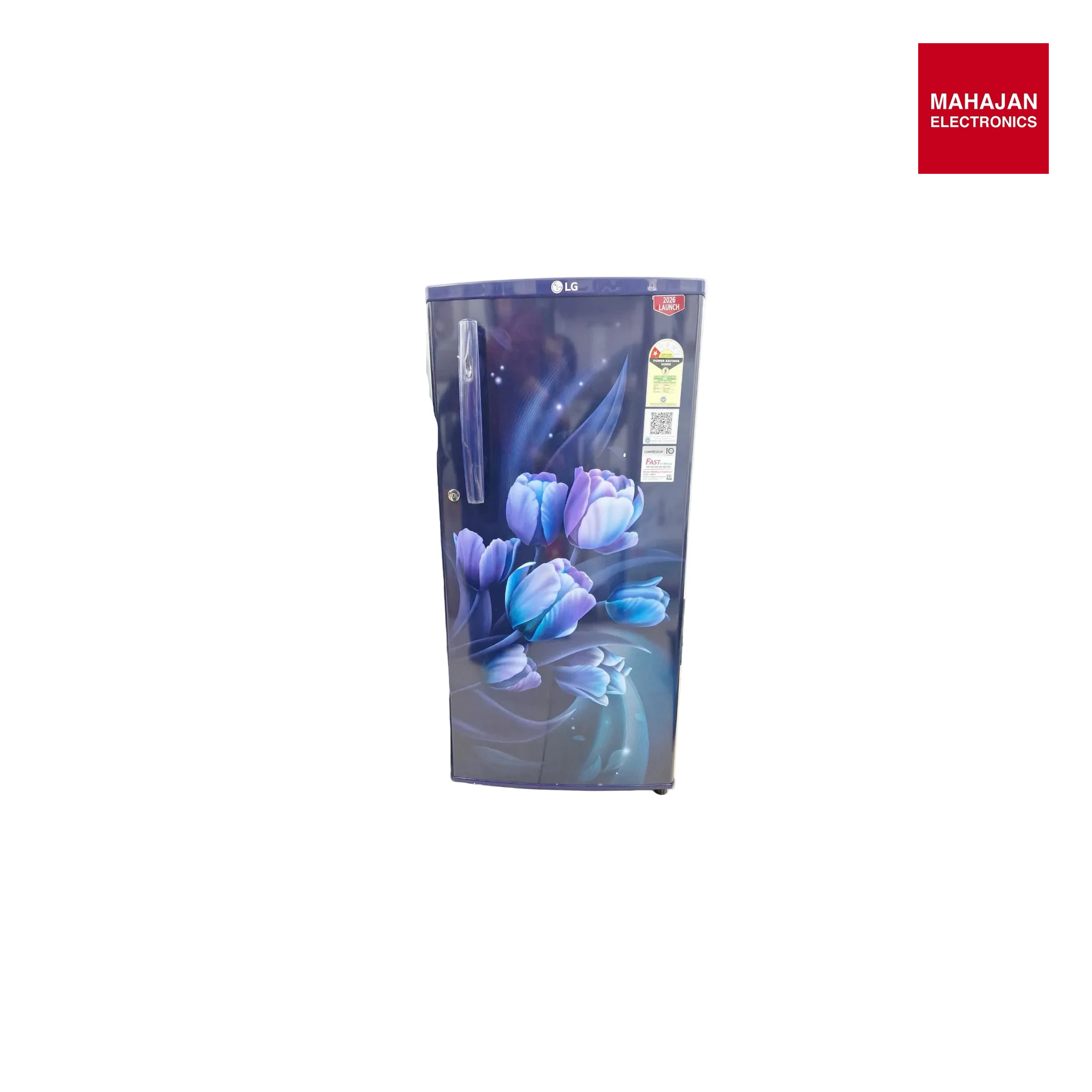 LG- GLD1816WOBT 180 L 1 Star Direct-Cool Single Door Refrigerator |Stabilizer Free Operation | Toughened Glass Shelve Blue Tulip Mahajan Electronics Online