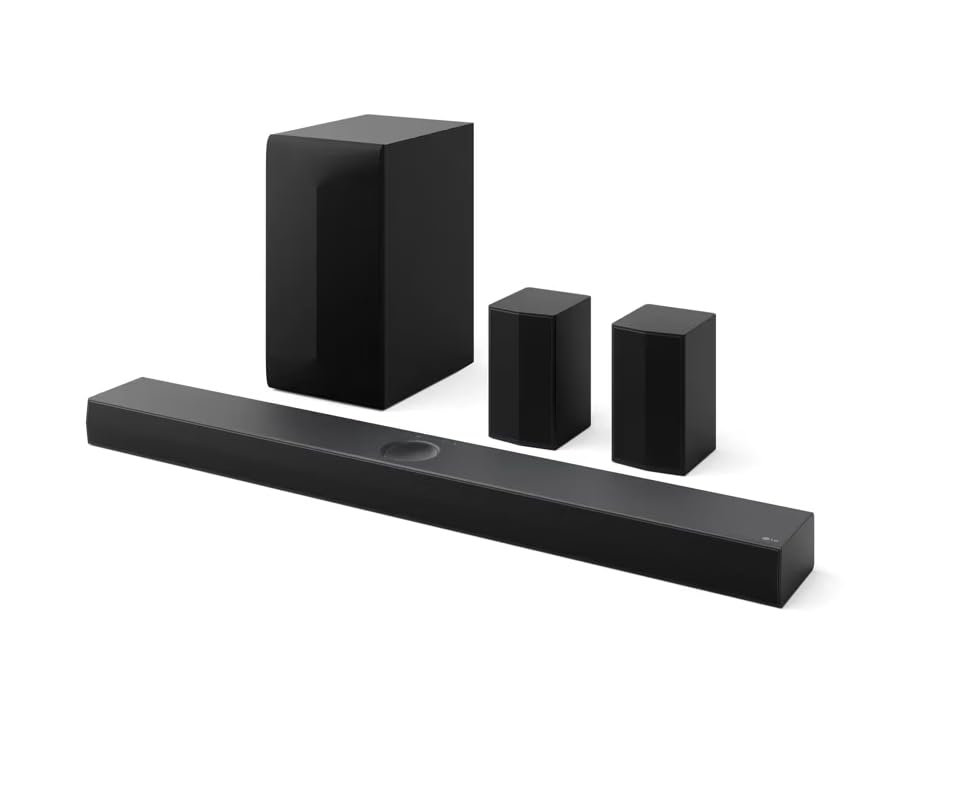LG S70TR 5.1.1 Channel Soundbar with Dolby Atmos, Wireless Rear Speakers & Subwoofer | 500W | WOW Orchestra | Black-Online Mahajan Electronics