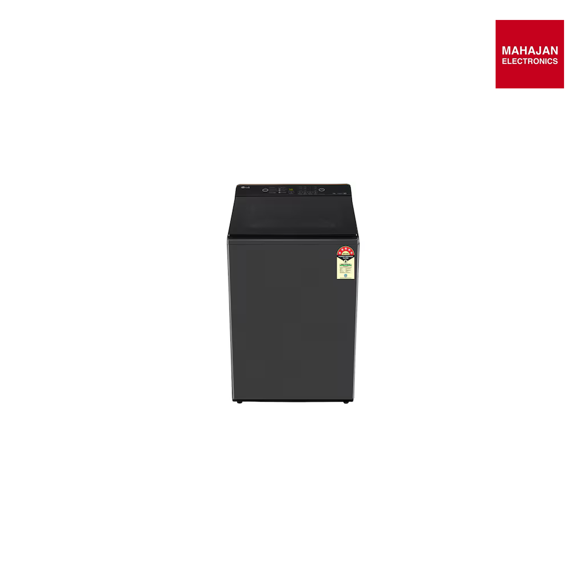 LG T90KMMB3Z 9Kg Top Load Washing Machine, Hard Water Wash, Middle Black, 5 Star-Online Mahajan Electronics