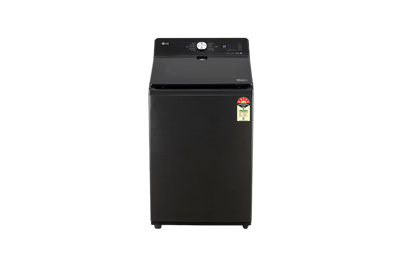 LG TX510SWP 10Kg Top Load Washing Machine, AI Direct Drive™, In-Built Heater, Stain Clean, Platinum Black, 5 Star -  Mahajan Electronics Online