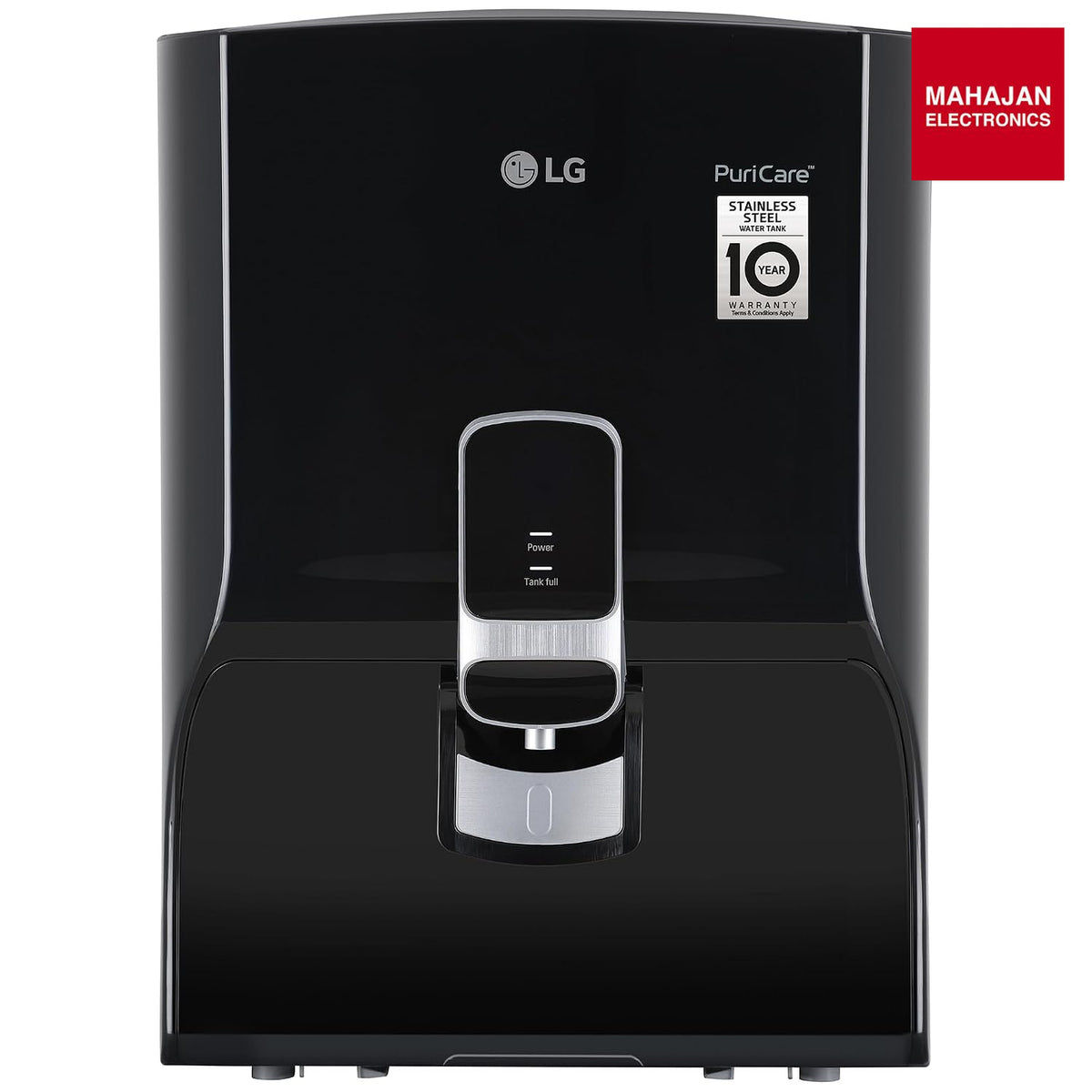 LG WW141NF 8L RO Mineral Booster Water Purifier Stainless Steel Tank Black – Mahajan Electronics Online.
