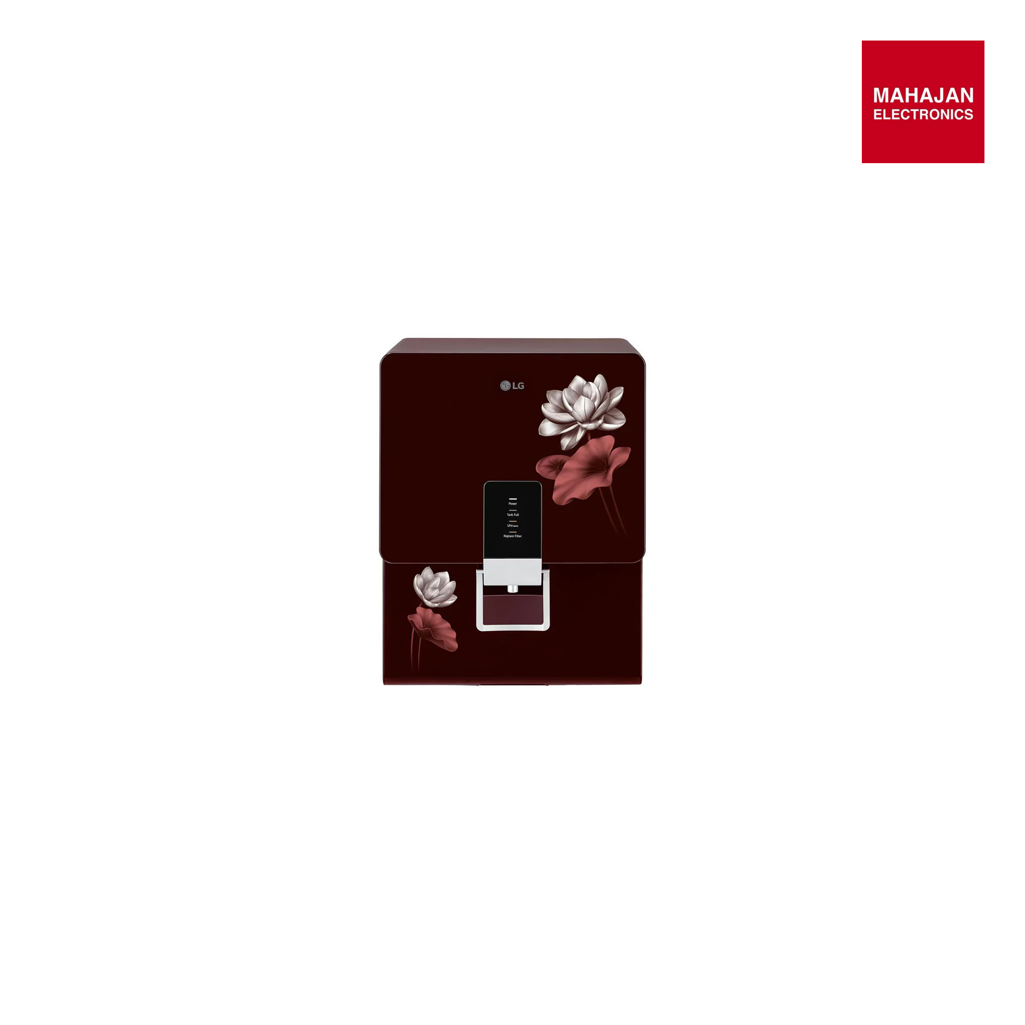 LG WW156RTTB 8L RO+UV+Mineral Booster Water Purifier with Airtight Steel Tank | Digital Sterilizing Care, Multi Stage Filtration | True Maintenance Package | Suitable for all Water Sources, Crimson Red Mahajan Electronics Online