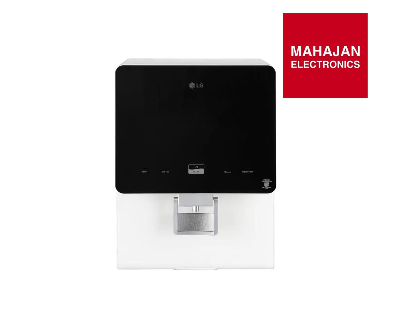 LG WW176GTBW 8L RO+UV+MB Water Purifier with Stainless Steel Tank, Premium Glass Finish Mahajan Electronics Online