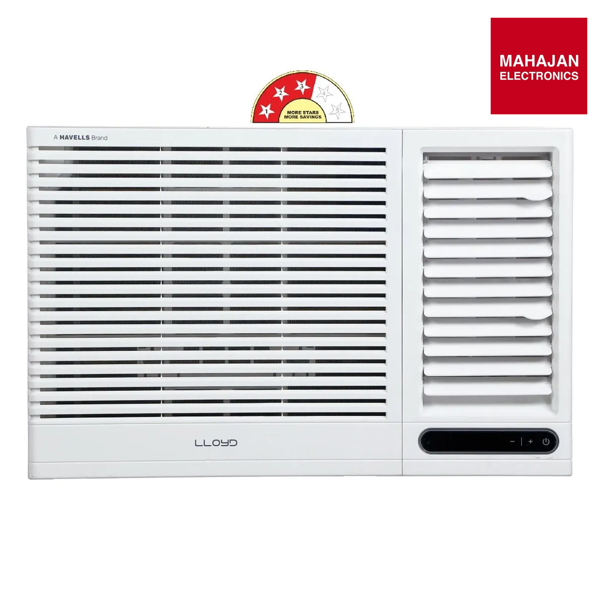 Lloyd GLW18D3LGSPR 1.5 Ton 3 Star Fixed Speed Window AC – Copper Coil | Strong Cooling @ 48°C | Clean Air Filter | White-Online Mahajan Electronics