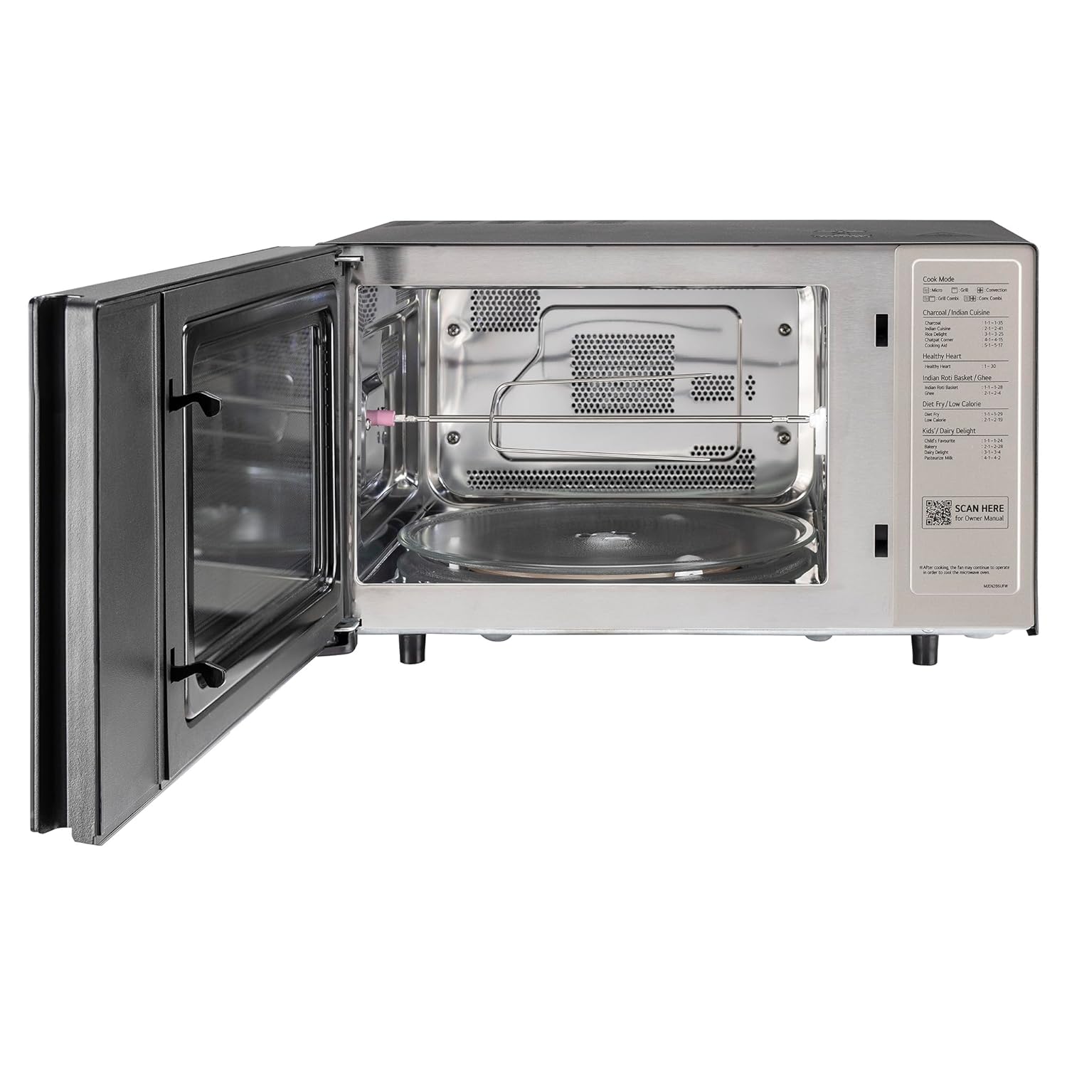 LG 28 L Wi-Fi Enabled Charcoal Convection Healthy Microwave Oven (MJEN286UFW, Black, Diet Fry) - Mahajan Electronics Online