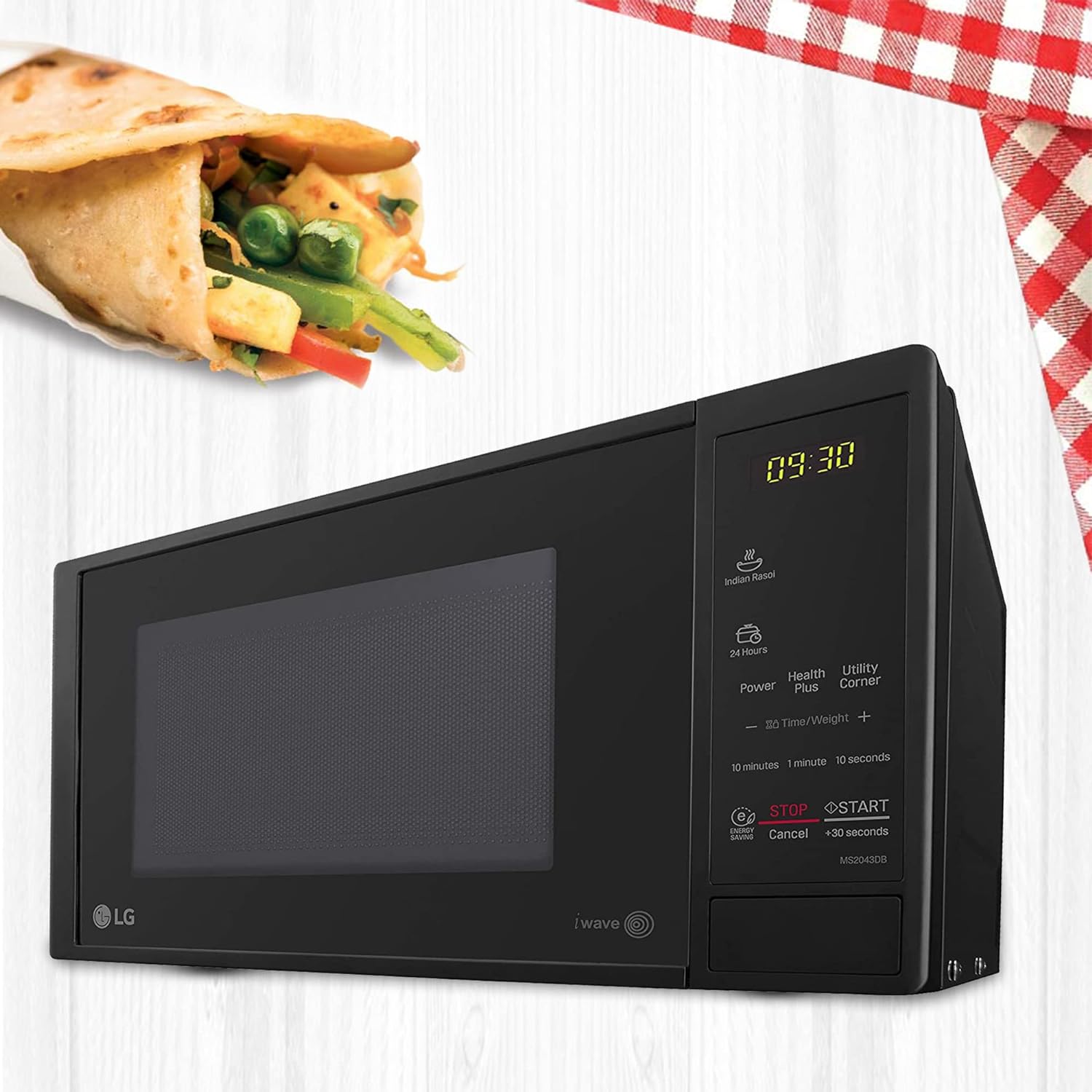 LG 20 L Solo Microwave Oven (MS2043DB, Black) - Mahajan Electronics Online