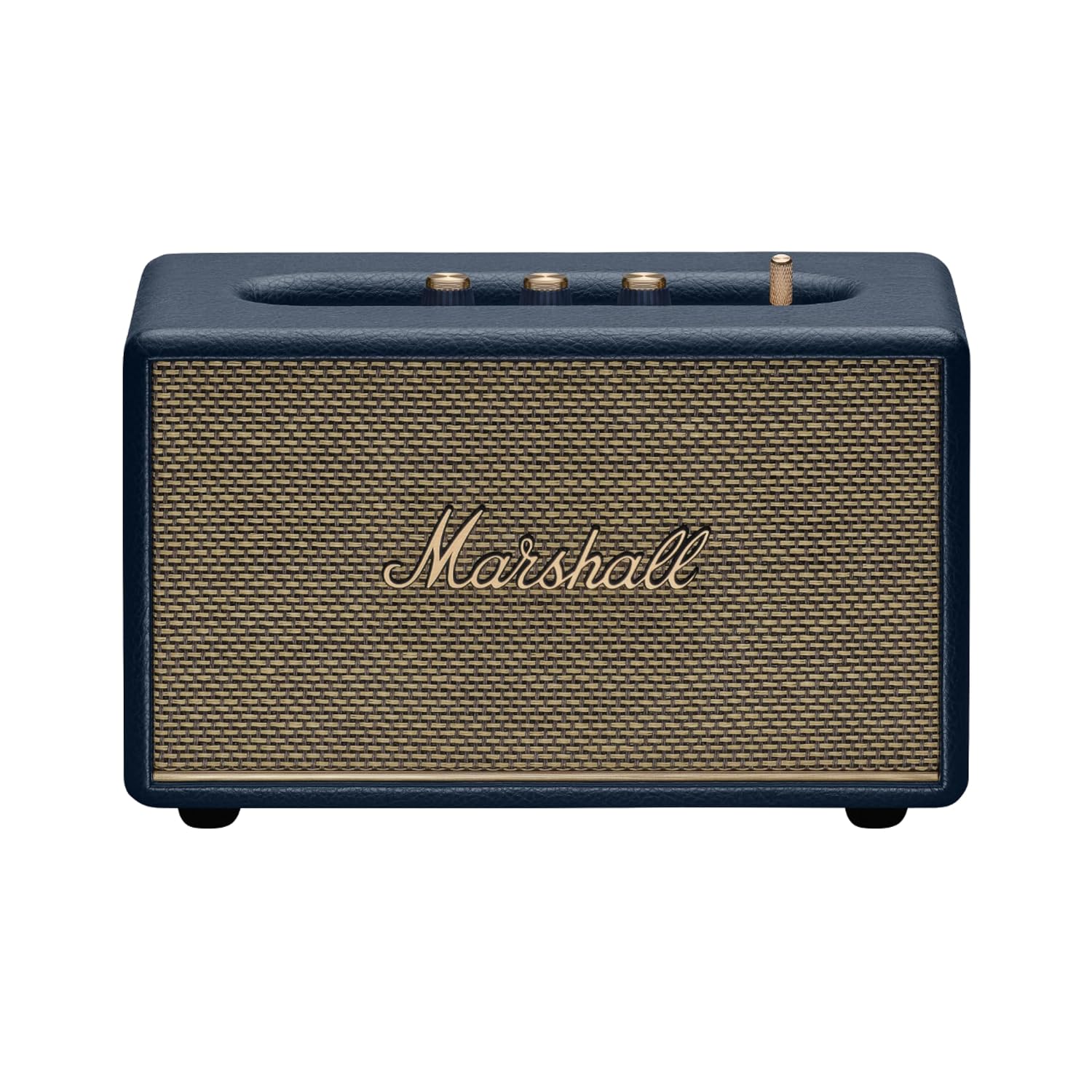 Marshall Acton III Wired Connectivity Stereo Home Speakers with Bluetooth 5.2 & RCA or 3.5mm Input – Midnight Blue Mahajan Electronics Online
