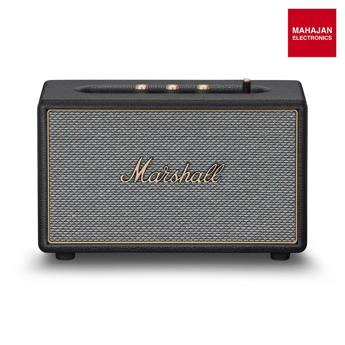 Marshall Acton IV Wired Connectivity Stereo Home Speakers with Bluetooth 5.3 LE & RCA or 3.5mm Input – Black Marshall