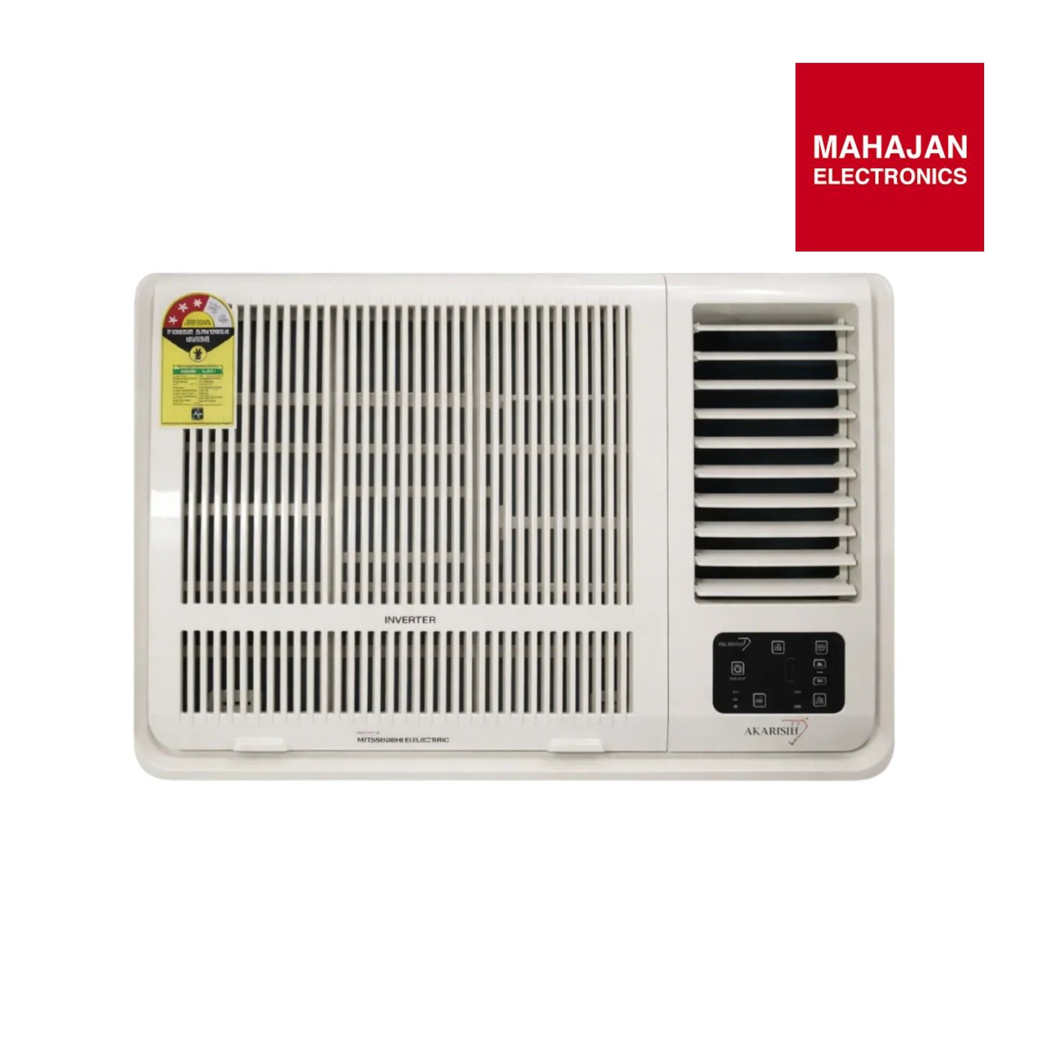 Mitsubishi Electric EWY-HA18SG-AB1 2026 Model 1.5 Ton 3 Star Inverter Window AC , Copper Condenser, R32 Refrigerant, Energy Efficient, White-Online Mahajan Electronics