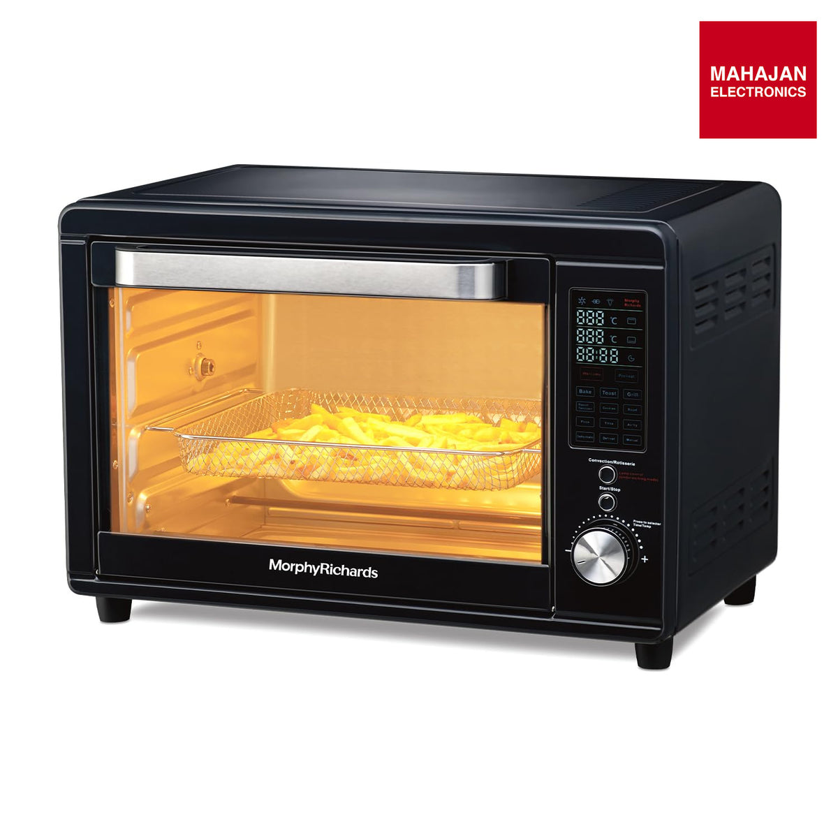 Morphy Richards Digital Otg Oven For Kitchen|29 Litre Oven Toaster Griller W/ 13 Preset Menu|Rotisserie,Convection W/In-Built Air-Fryer & Dehydrator Function|2-Yr Warranty By Brand|Deep Blue-2000 W Morphy Richards – Mahajan Electronics Online.