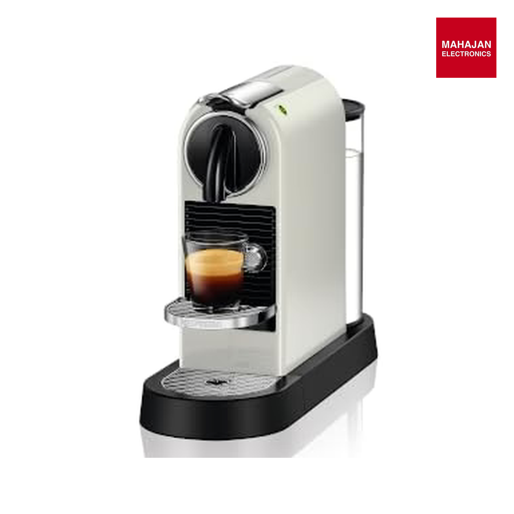 Nespresso CitiZ Coffee Machine White | 19-Bar Pressure Espresso & Lungo Coffee Maker | One-Touch Capsule Coffee Machine for Home & Office