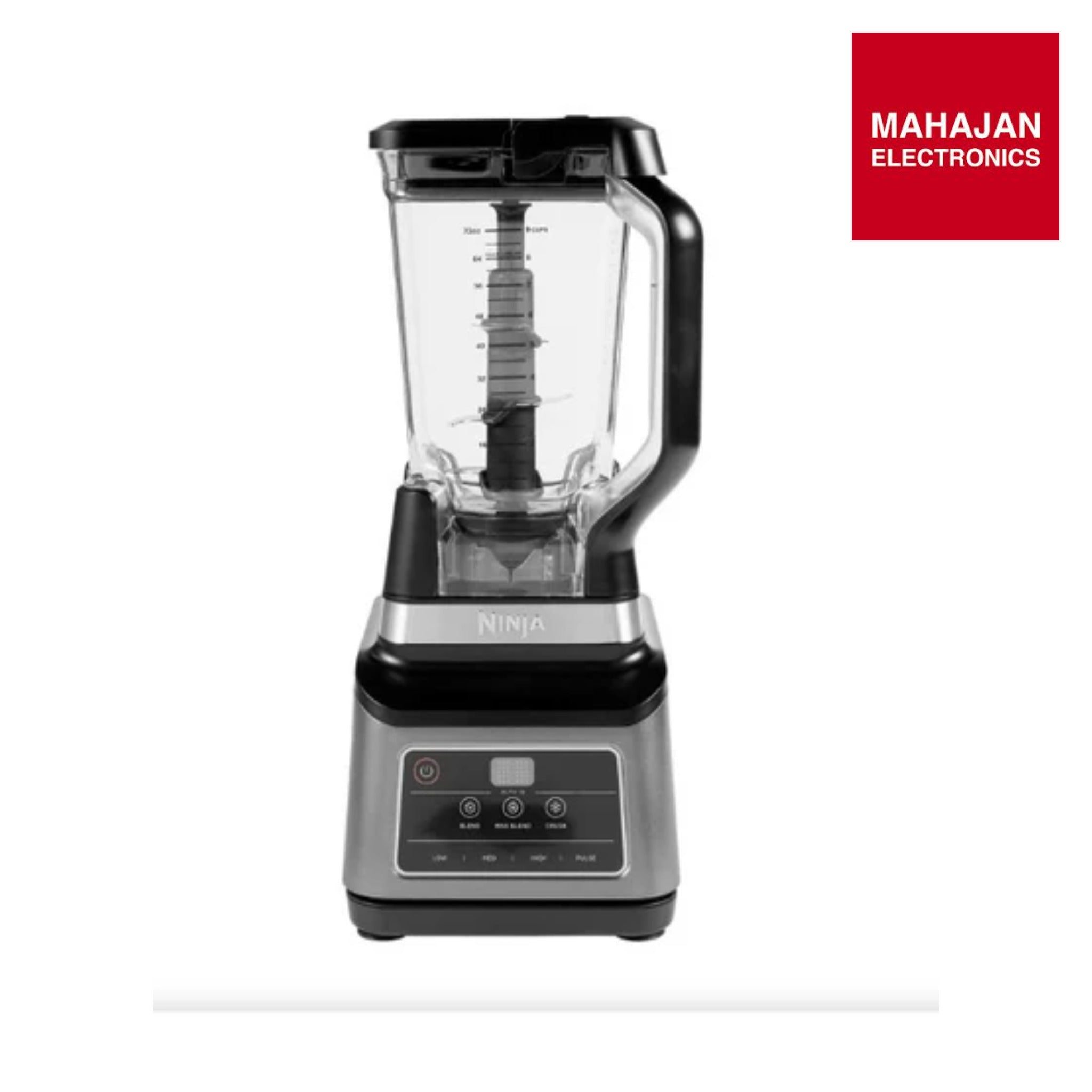 Ninja BN750 Duo Plus 2-in-1 Blender | 1400W Powerful Motor | Auto-iQ Smart Programs | 72oz Family Pitcher + 24oz Single-Serve Cup | Stainless Steel Blades | Grey-Online Mahajan Electronics
