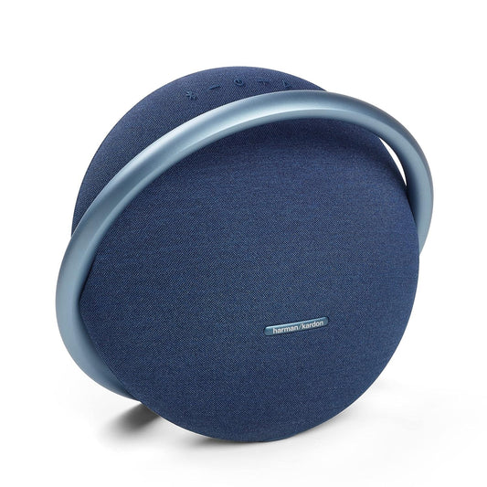 Harman Kardon Onyx Studio 7 Portable Stereo Bluetooth Speaker with 8 Hours Playtime and Wireless Dual Sound (Blue) - Mahajan Electronics Online