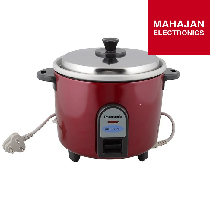 Panasonic SR-WA10E(GE9) 1L Automatic Cooker (Red, 450W) – Fast, Easy &amp; Efficient Cooking | Mahajan Electronics