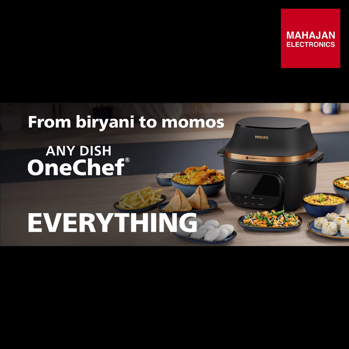 Philips OneChef NX5200/00 4.2L Air Fryer Black – Mahajan Electronics Online.