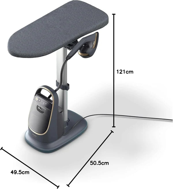 Philips AIS8540/80 8500 Series All-in-One Garment Steamer with Multi-Angle Board | 2200W | OptimalTEMP No-Burn Technology | Dual Heat Technology | 1.2L Detachable Water Tank-Online Mahajan Electronics