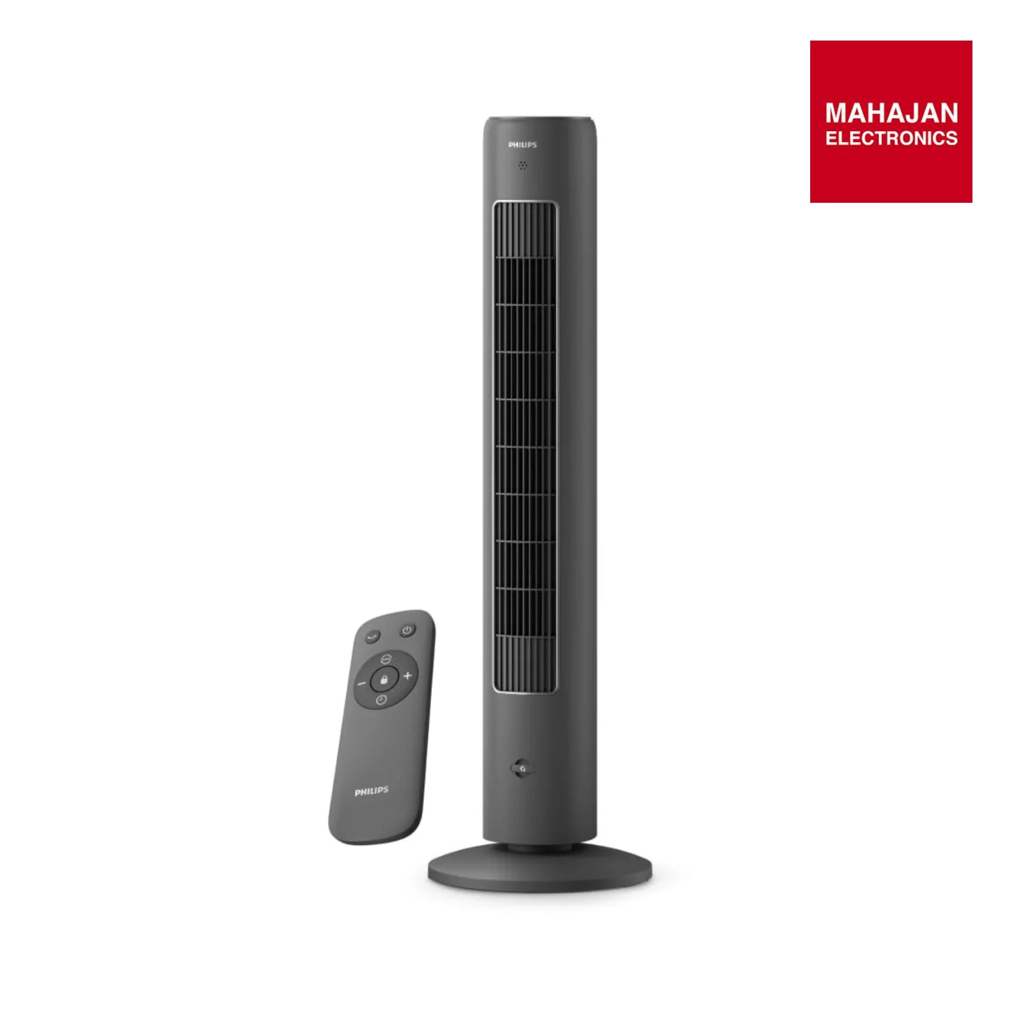 Philips CX 5535/11 Bladeless Tower Fan | Remote & Touch Control | Quiet Operation | 60° Oscillation (Black) Philips