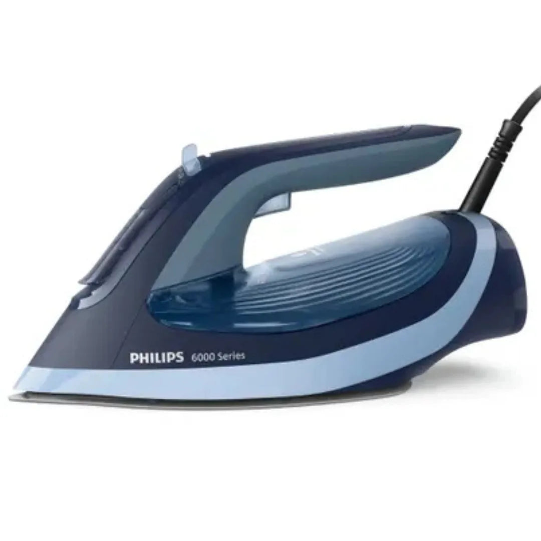 Philips DST6120/20 2600W Steam Iron with SteamGlide Plus Soleplate – Blue-Online Mahajan Electronics