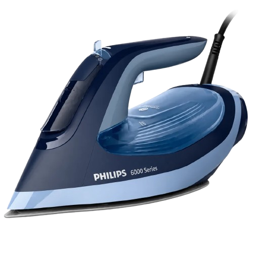 Philips DST6120/20 2600W Steam Iron with SteamGlide Plus Soleplate – Blue-Online Mahajan Electronics
