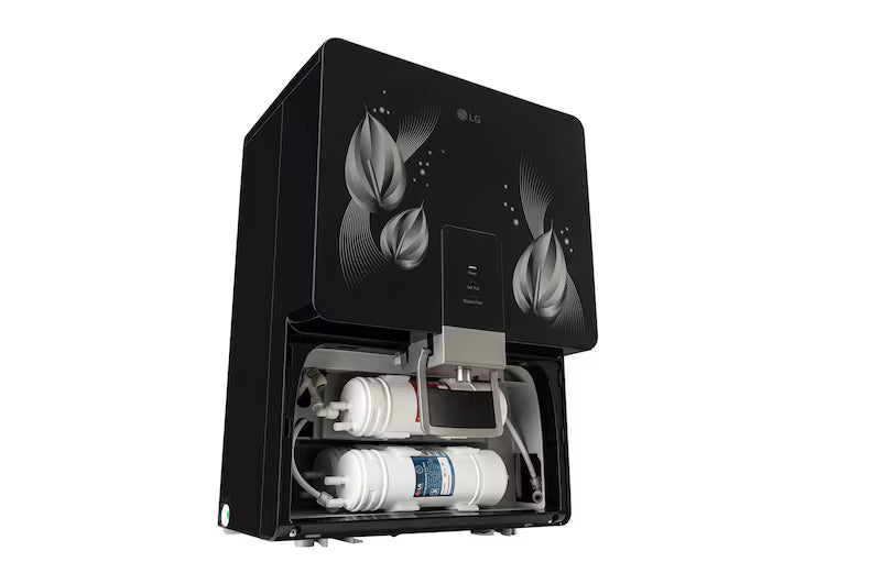 LG WW146RTLB RO + Mineral Booster Water Purifier 8L Stainless Steel Tank | Black | Mahajan Electronics Delhi NCR