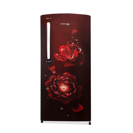 Voltas Beko RDC220A / W0FWETM000UGD 185 L, 5 Star, Single Door DC Refrigerator (Fairy Flower Wine) Mahajan Electronics Online