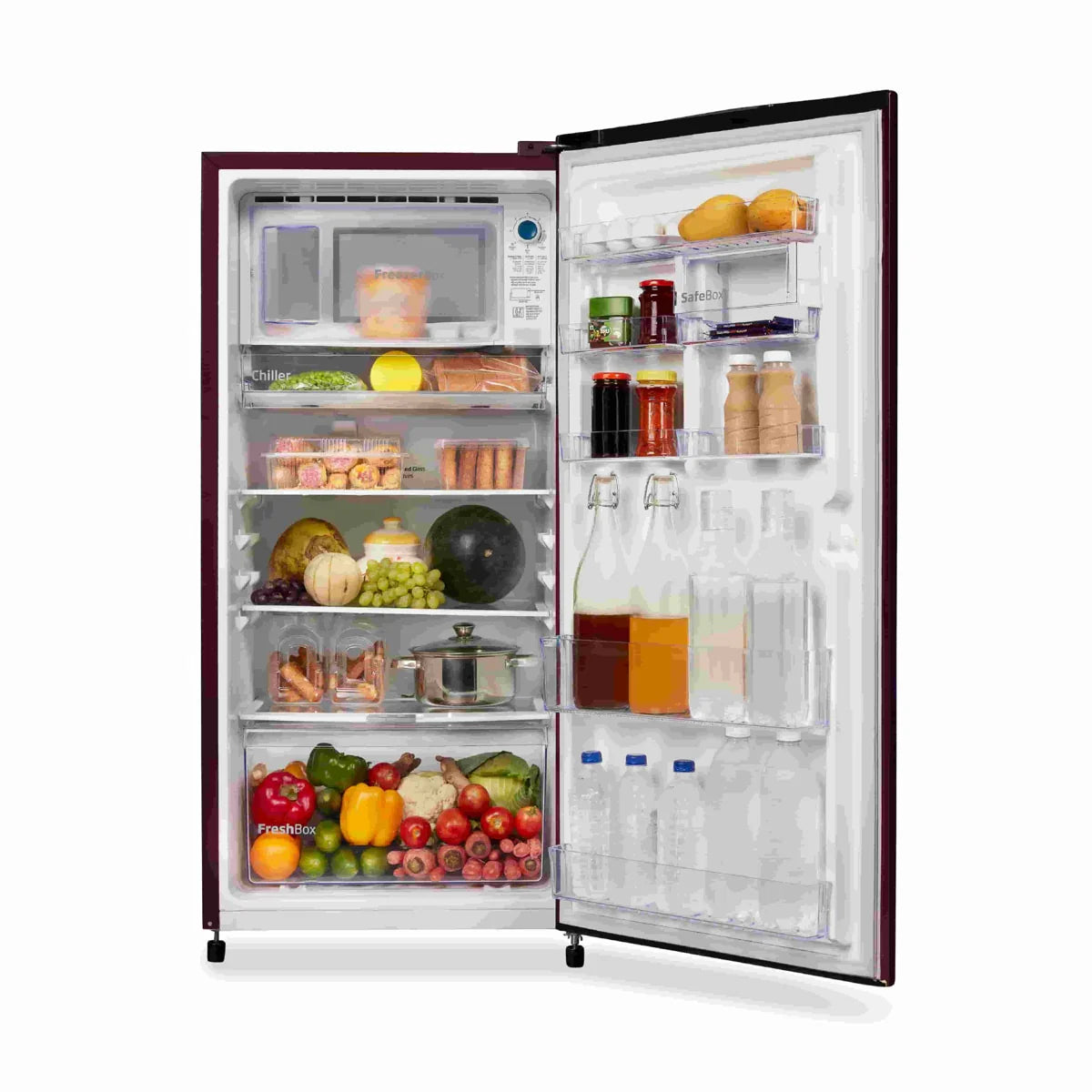 Voltas Beko RDC220A / W0FWETM000UGD 185 L, 5 Star, Single Door DC Refrigerator (Fairy Flower Wine) Mahajan Electronics Online