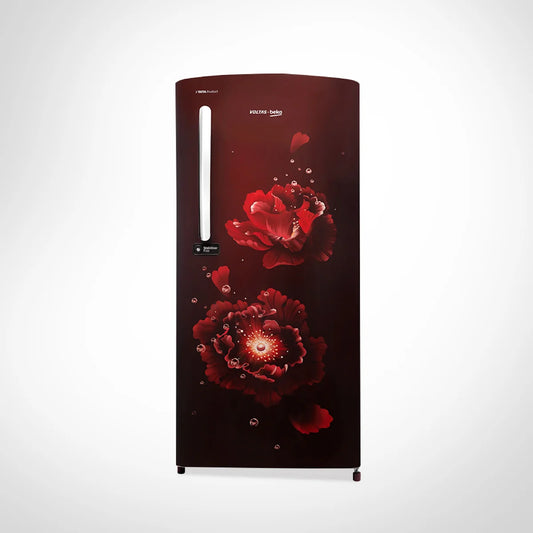 Voltas Beko RDC220A / W0FWETM000UGD 185 L, 5 Star, Single Door DC Refrigerator (Fairy Flower Wine) Mahajan Electronics Online