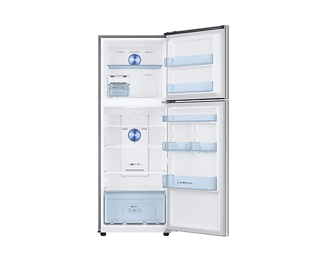Samsung 301L 2 Star Inverter Frost-Free Convertible 5 In 1 Double Door Refrigerator (RT34C4522QB/HL,Bouquet Silver 2023 Model)