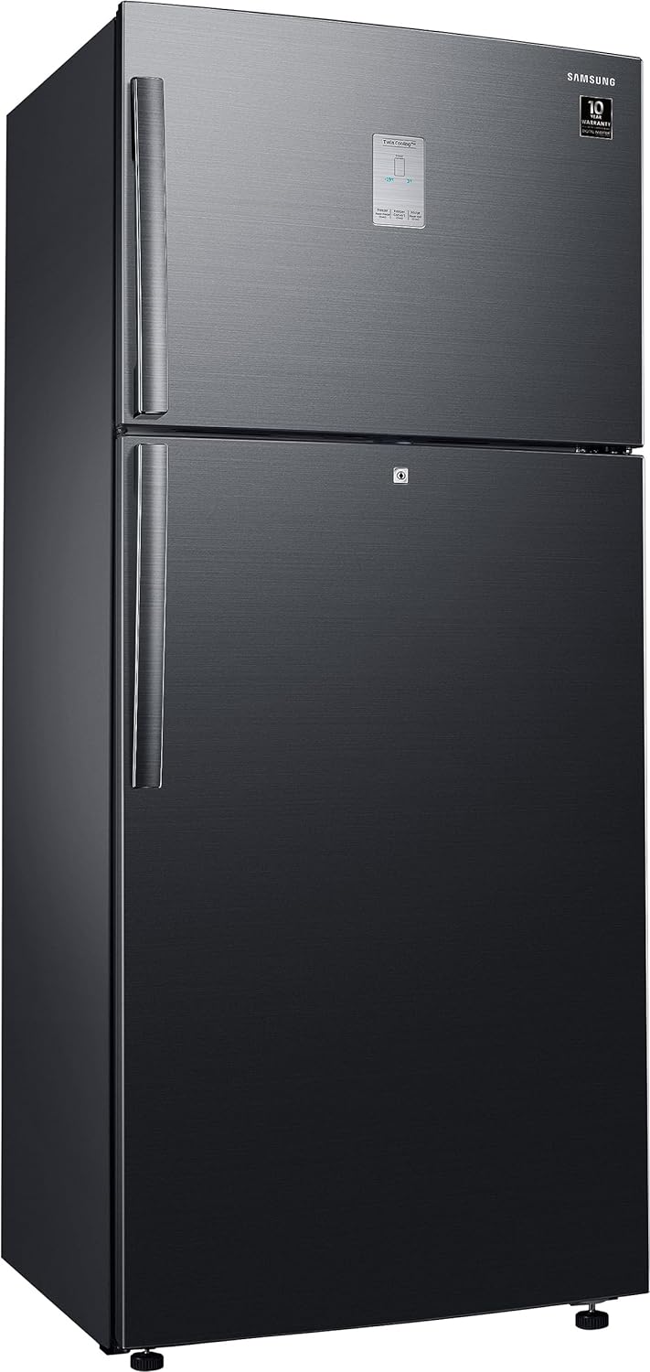 Samsung 530 L, 1 Star, Convertible 5-in-1, Digital Inverter, Frost Free Double Door Refrigerator (RT56C637SBS/TL, Black Inox, 2023 Model) - Mahajan Electronics Online