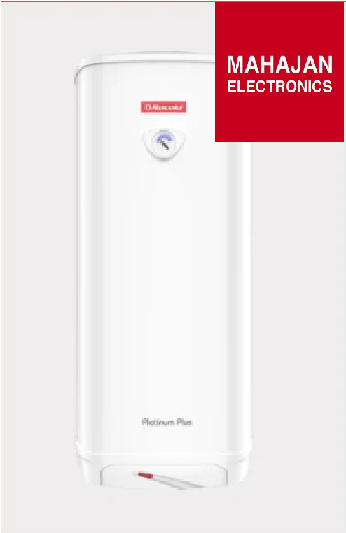 Racold 50 L PLATINIUM PLUS-50V Storage Water Geyser (PLATINUM PLUS, White)  Mahajan Electronics Online