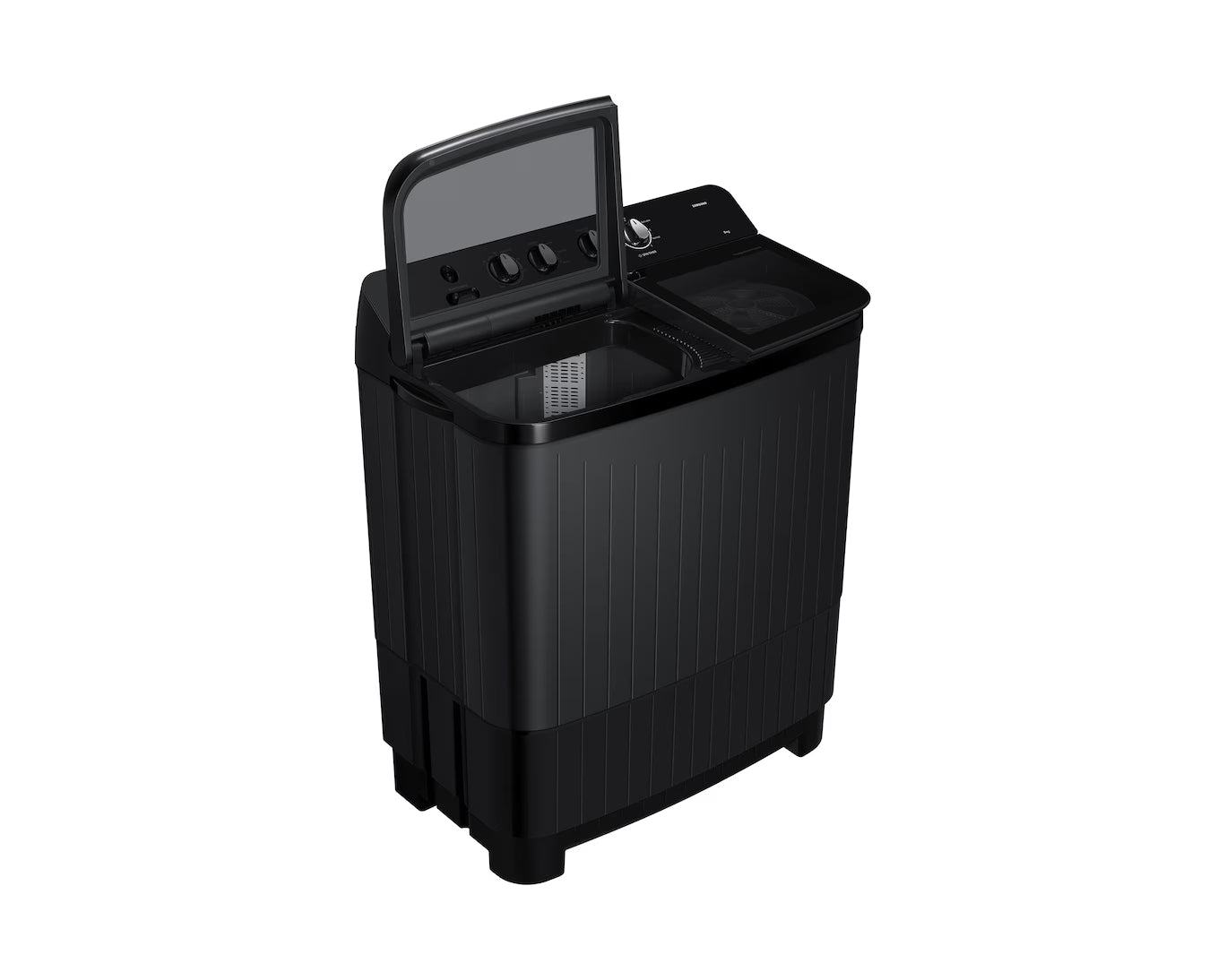 Samsung WT80F4560GD/TL 8.0 kg 5 Star Semi-Automatic Top Loading Washing Machine with Toughened Glass Lid-Dark Gray-Online Mahajan Electronics