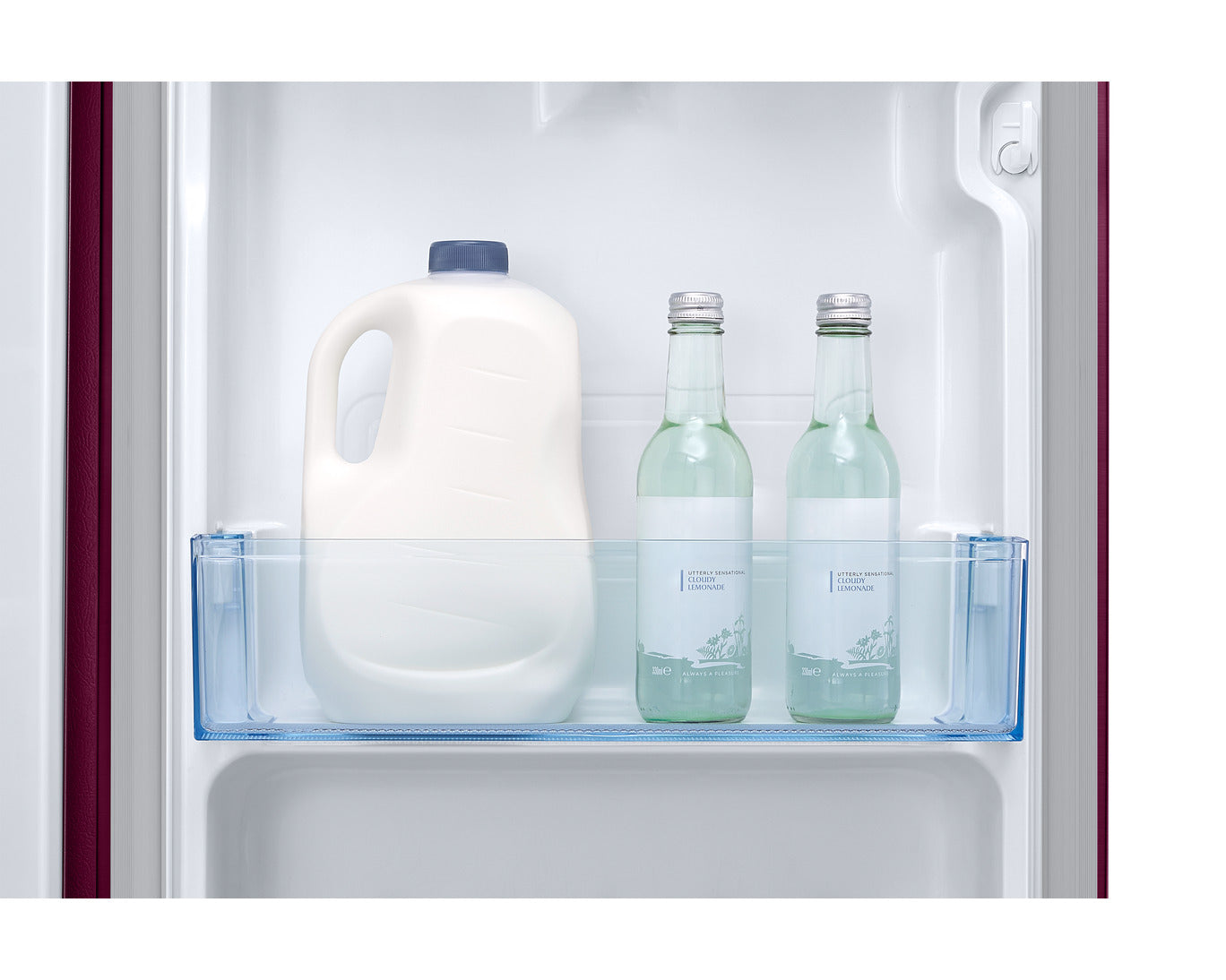 Samsung RR20H2712HN/NL 183 L, 2 Star, Digital Inverter, Direct-Cool Single Door Refrigerator ( Himalayan Poppy Red)-Online Mahajan Electronics